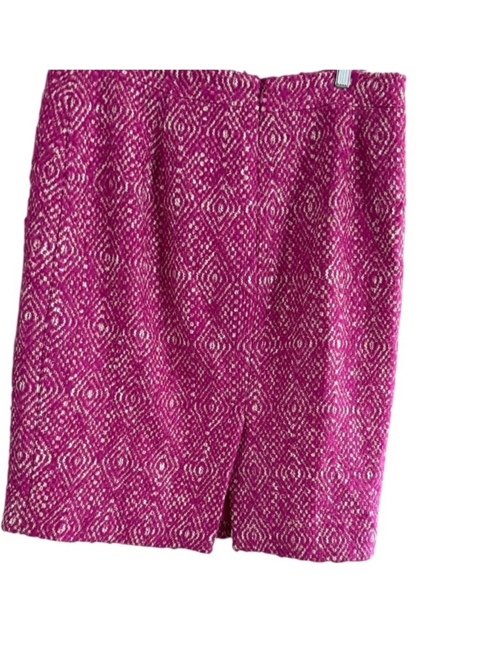 J. Crew Fuchsia Textured A-Line Skirt - Picture 3 of 9